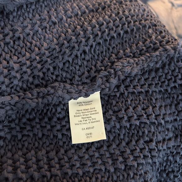 Talbots Women's Blue Textured‎ V-Neck Longsleeve Cardigan Sweater Size Large - Picture 12 of 12